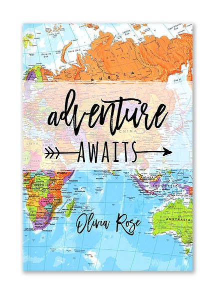 Custom Journals, Adventure Awaits Design
