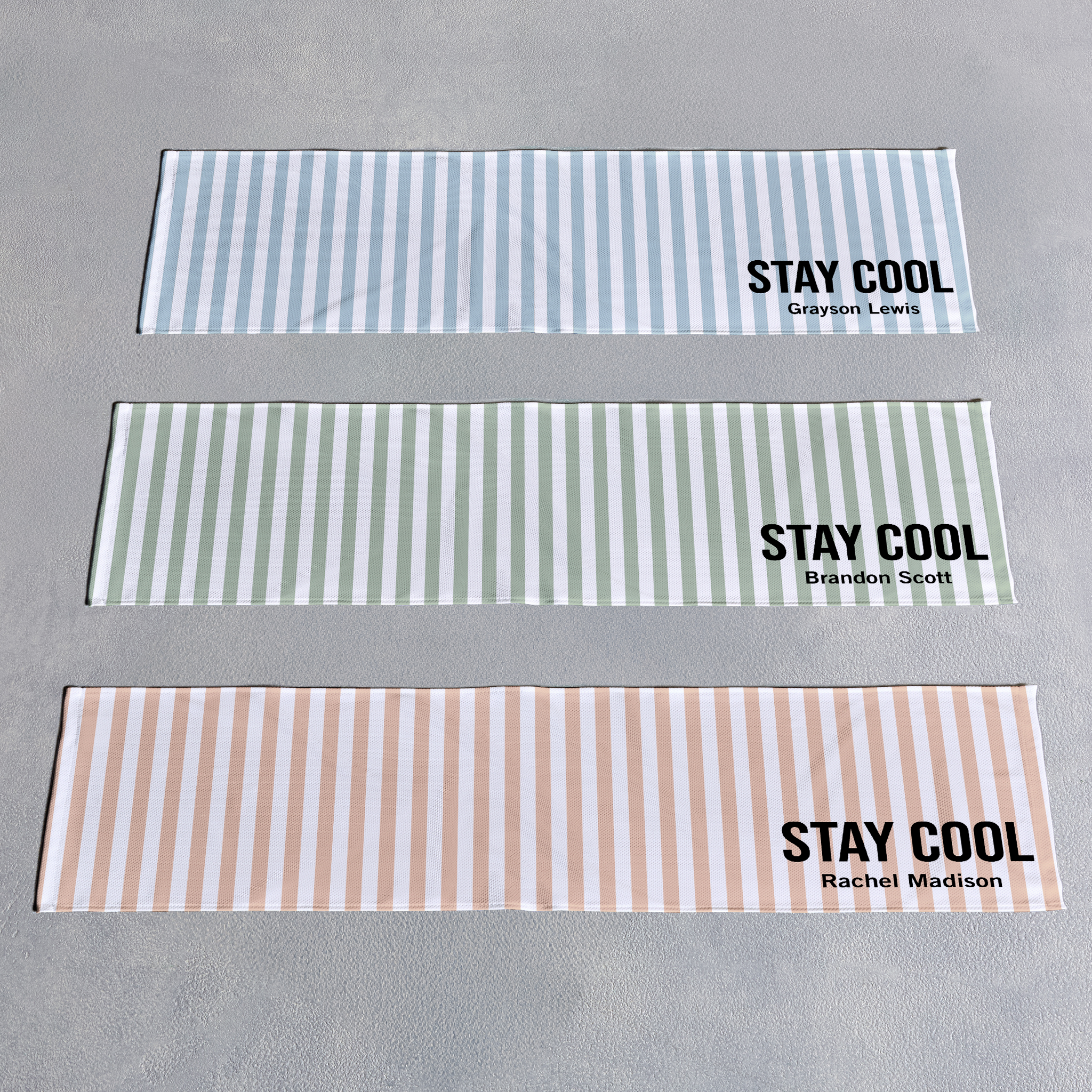 Simple Stripes Cooling Towel