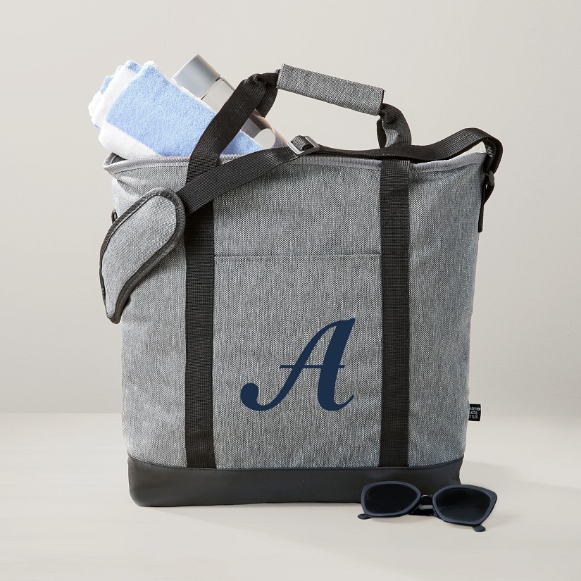 Script Initial Vila Tote Bag Cooler