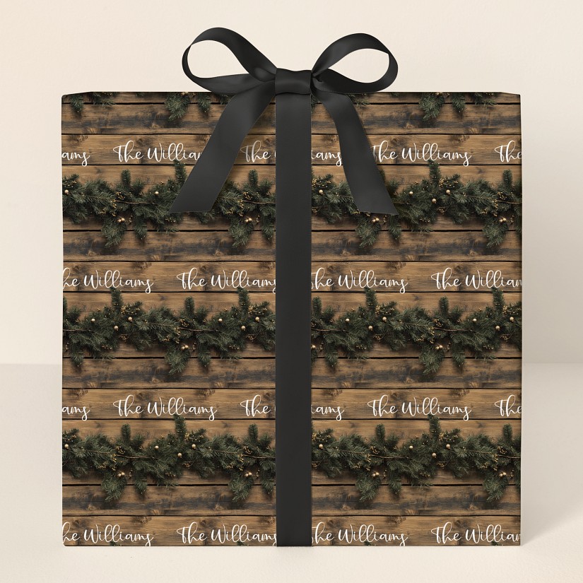 Rustic Holiday Wrapping Paper