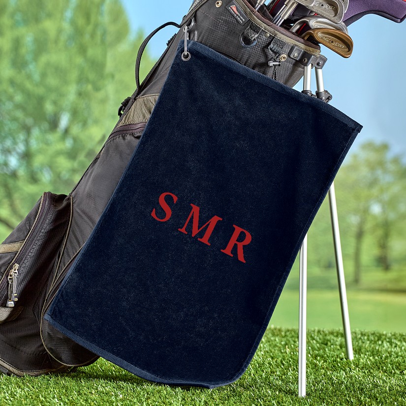 Basic Monogram Golf Towel