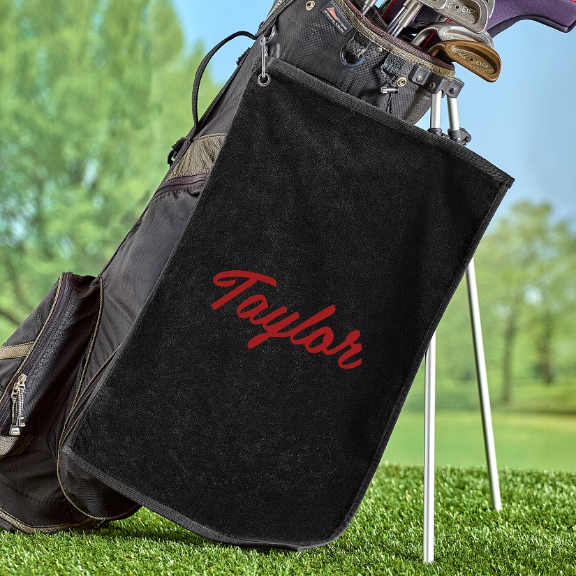 Simple Name Golf Towel