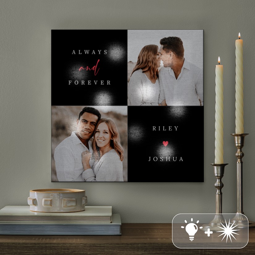 TwinkleBright® LED Always and Forever Canvas