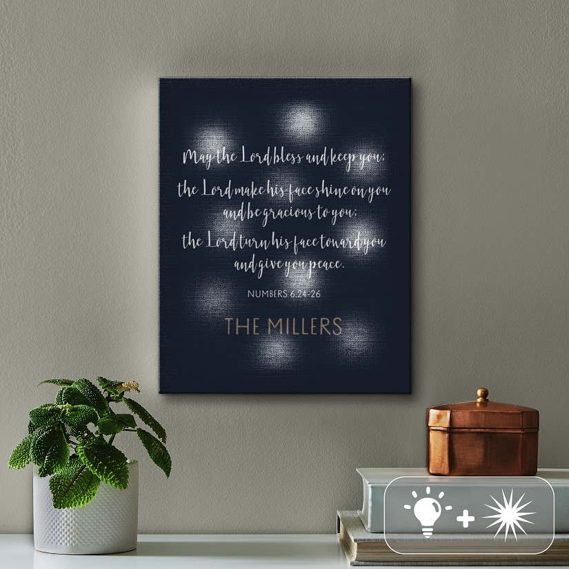  TwinkleBright® LED Numbers 6:24-26 Canvas