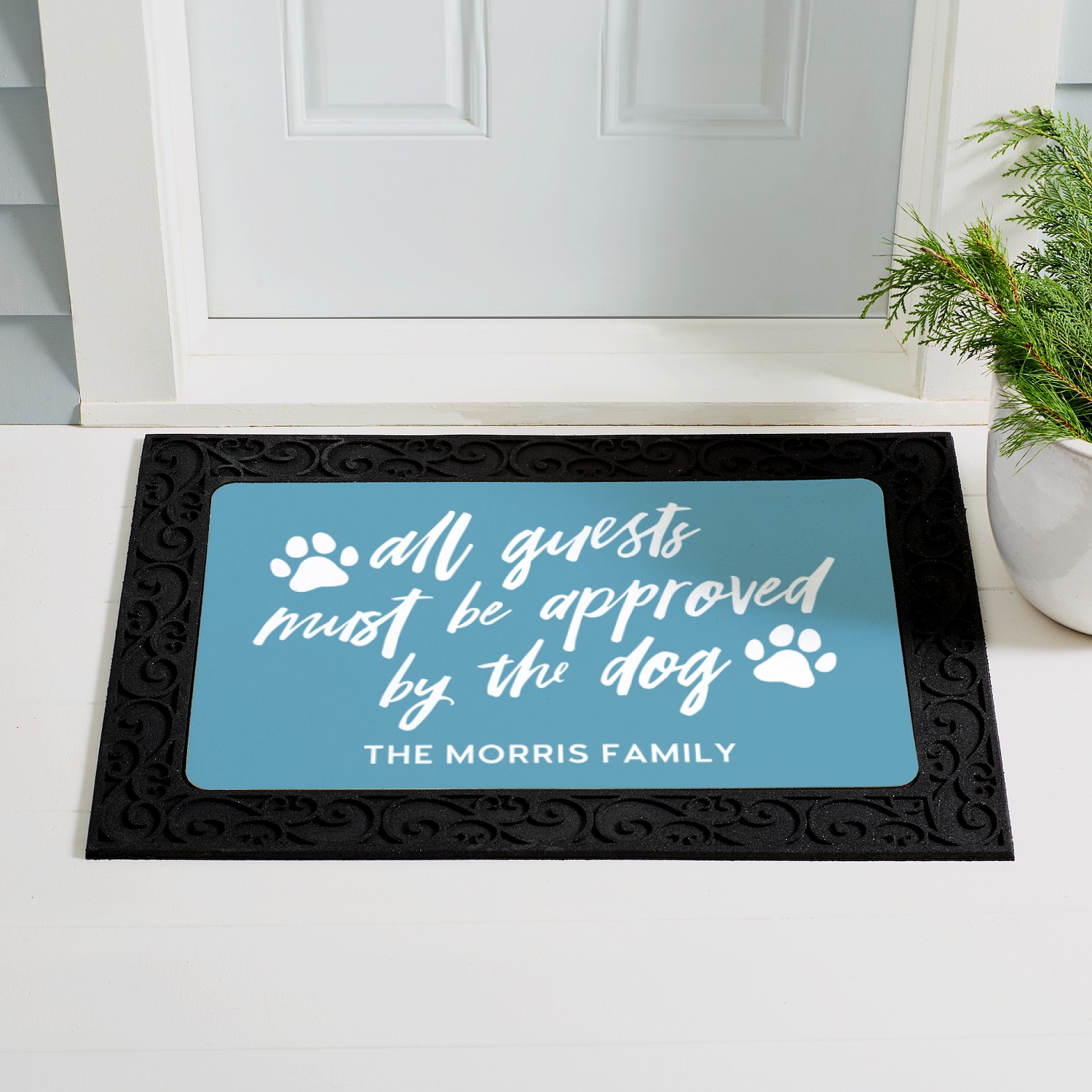 Must Be Approved By The Dog Doormat