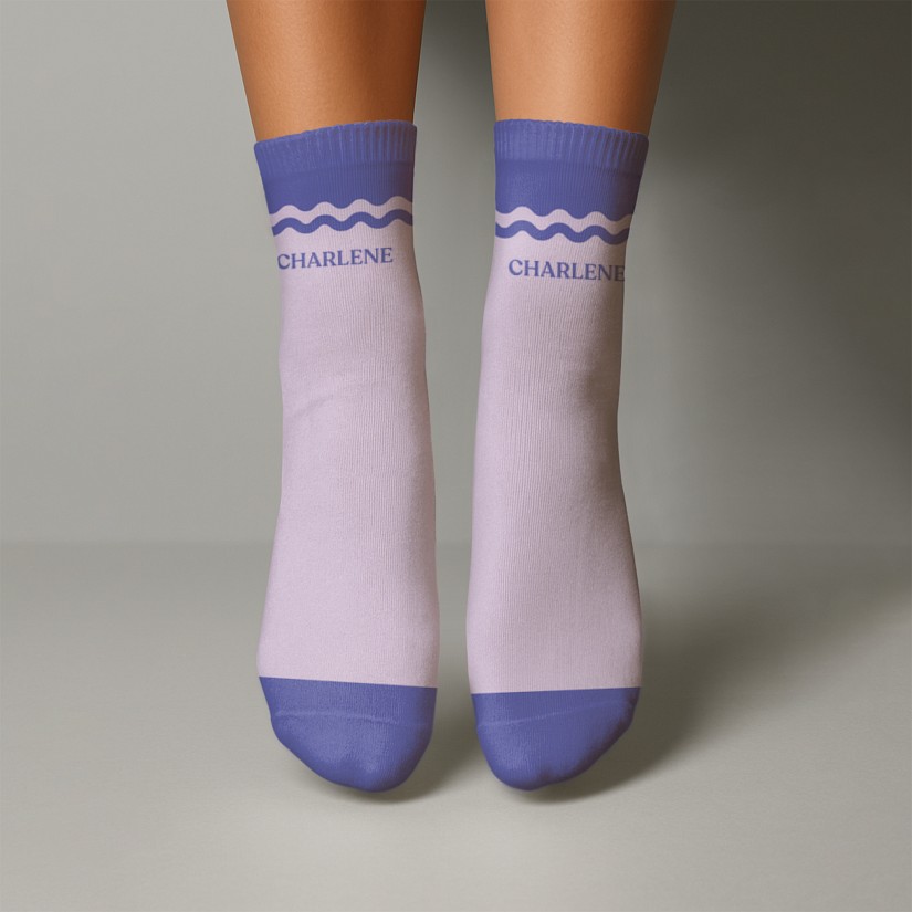 Colorful Name Socks