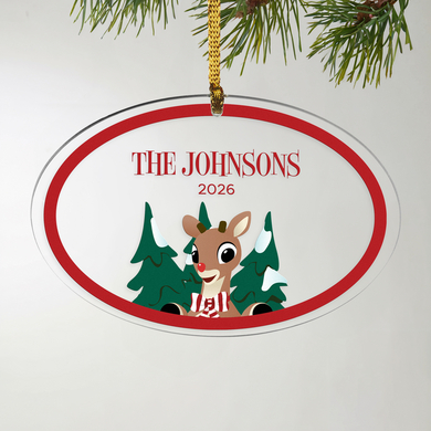 Rudolph® Holiday Oval Ornament