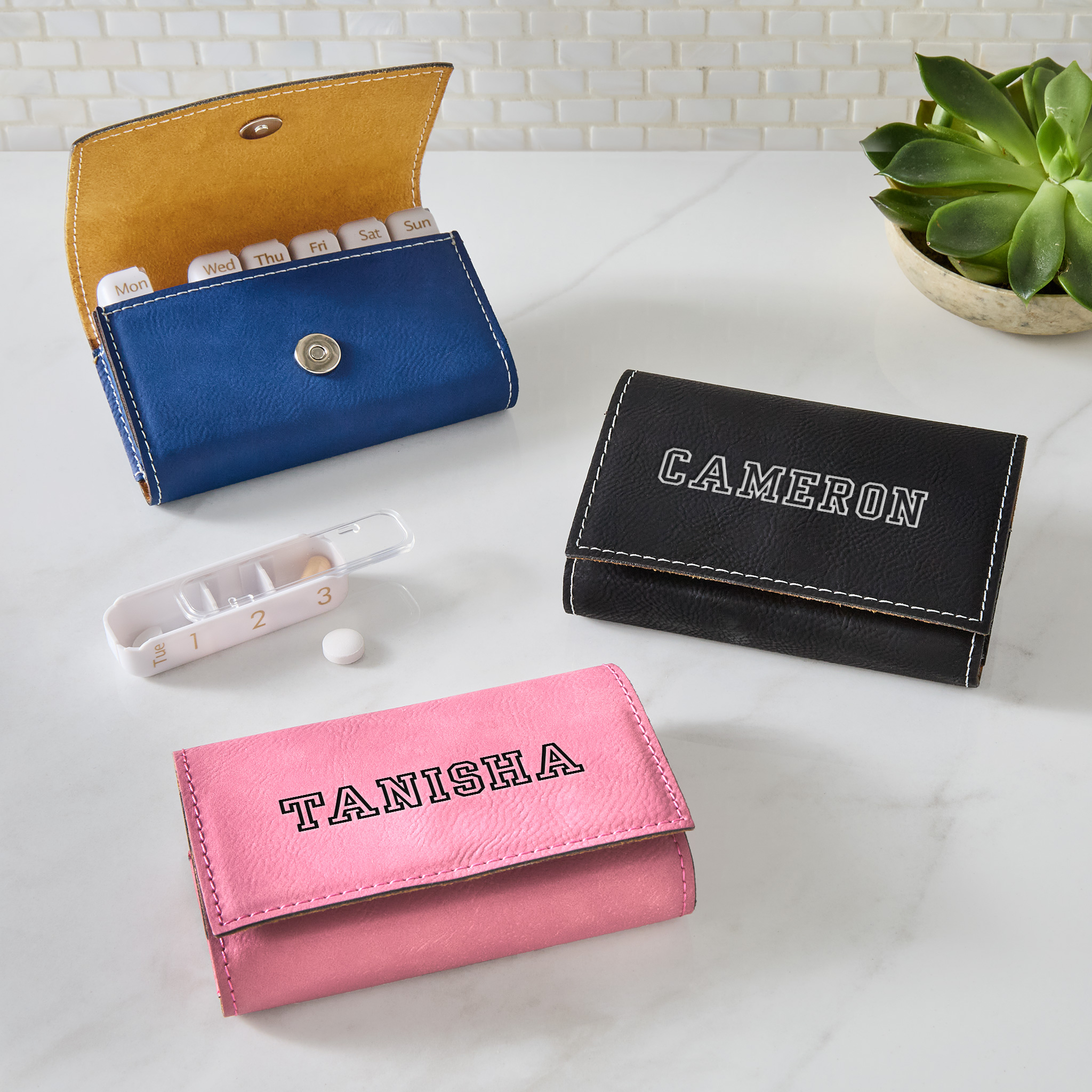 Athletic Name Travel Pill Organizer