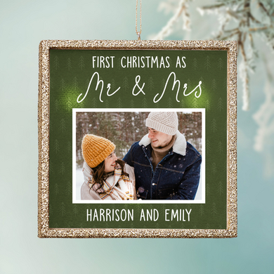 TwinkleBright® Couple's First Christmas Photo Ornament