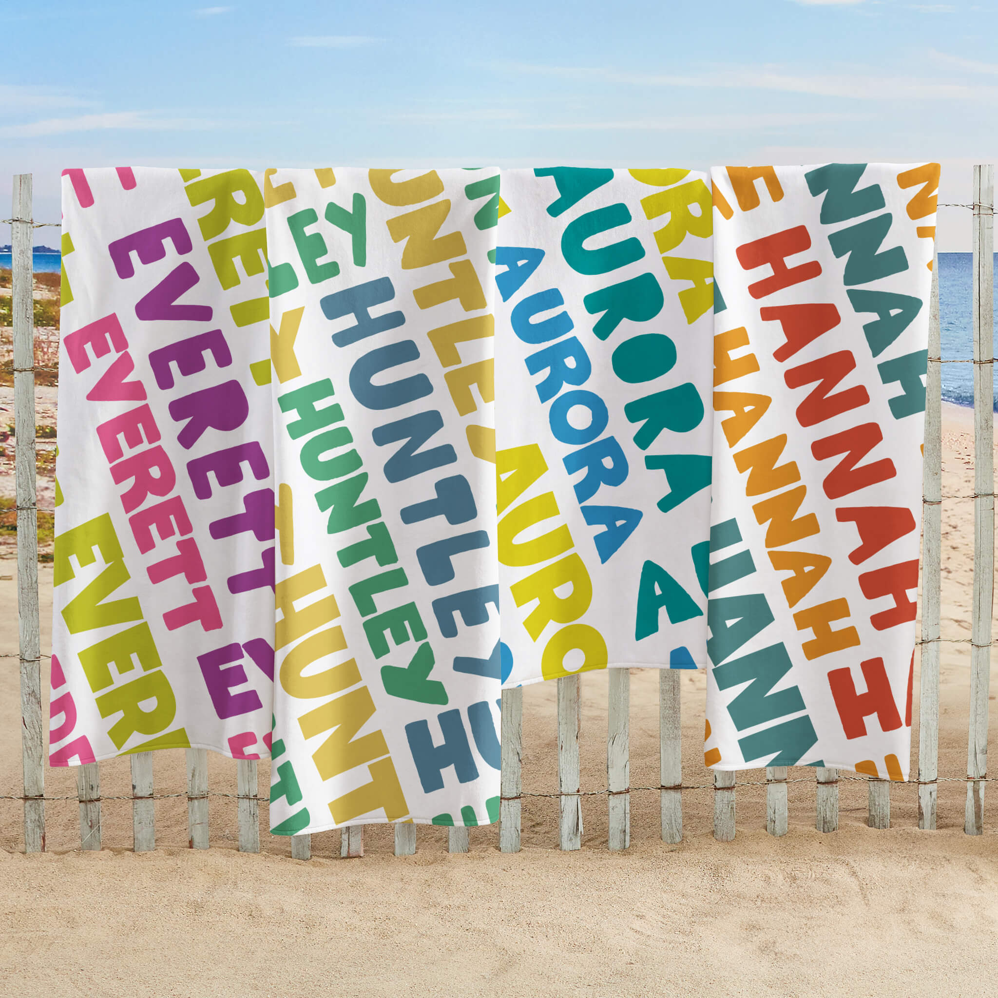 Zig Zag Beach Towel