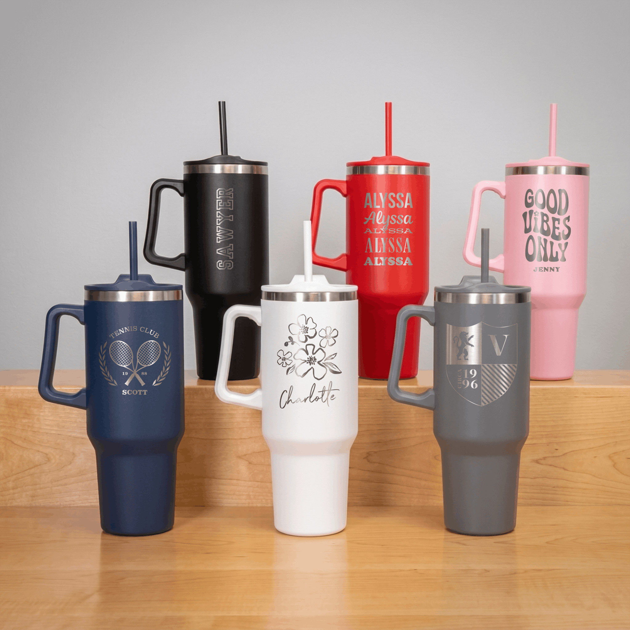 Deluxe 40oz Straw Tumbler