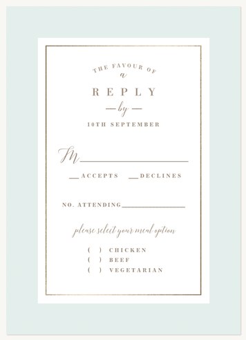 wedding rsvp cards classic fete rsvp wedding card