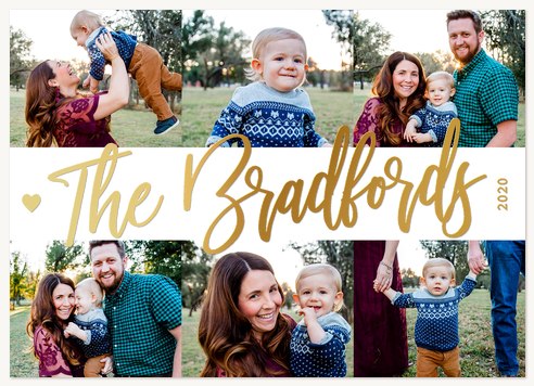 Signed With Love Personalized Holiday Cards