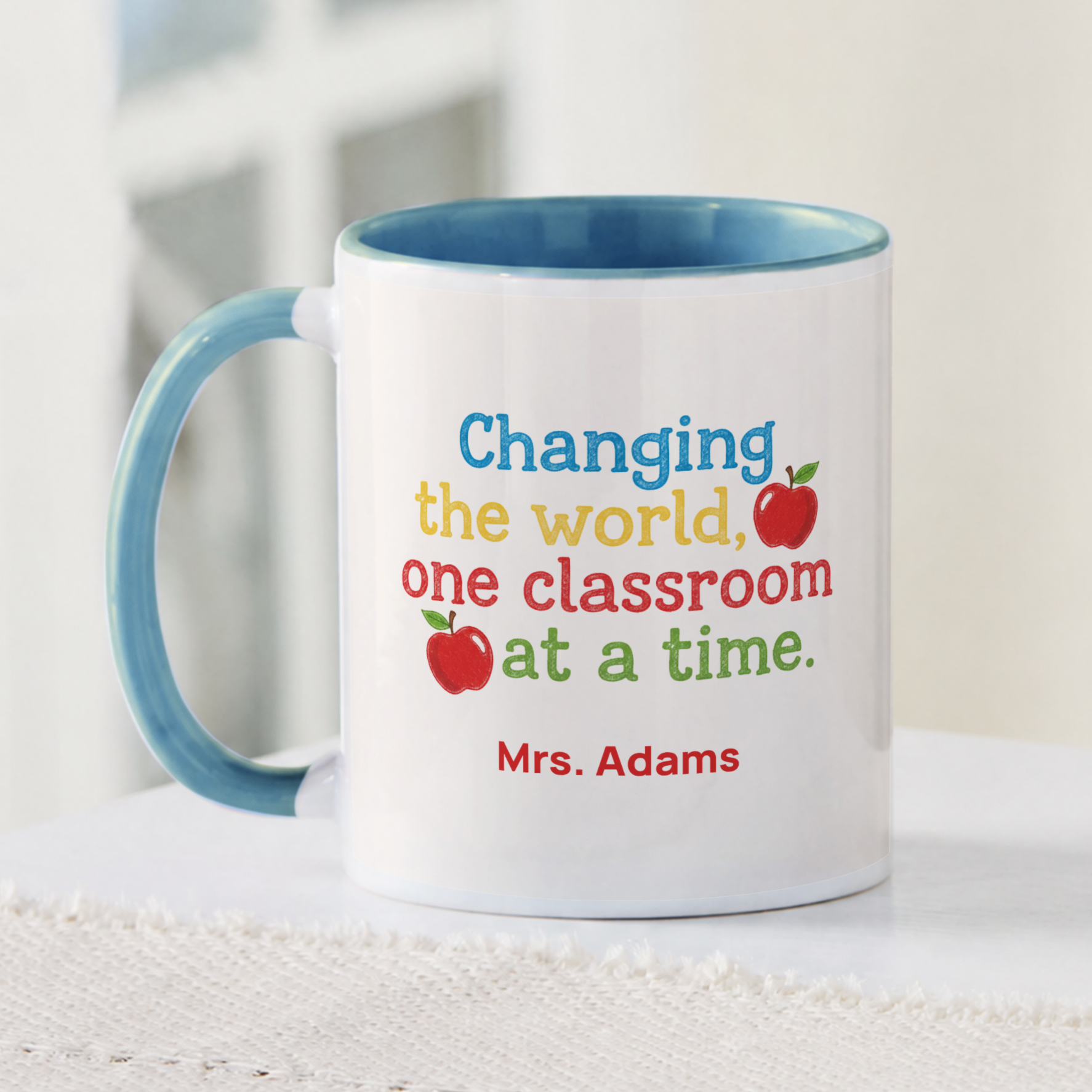 Classroom at a Time Quote Teacher Mug