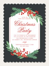christmas party invitations christmas invitations simply to impress