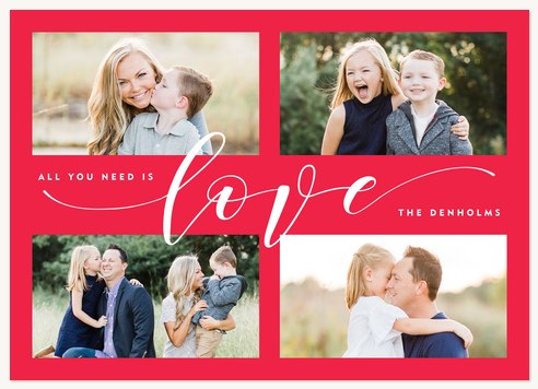 Calligraphic Love Valentines Cards