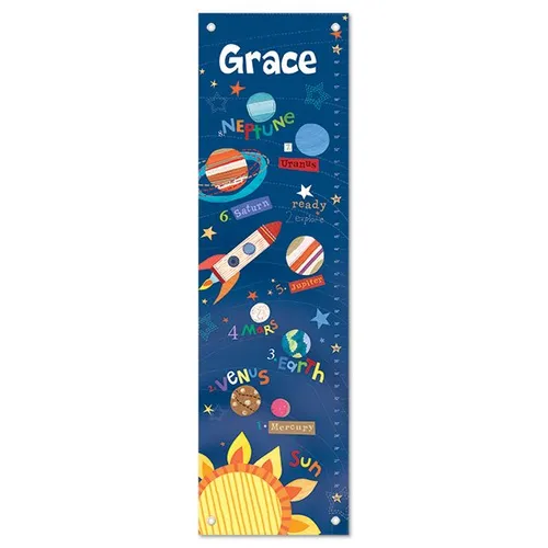 Outer Space Personalized Growth Chart