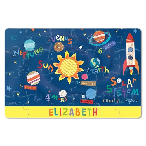 Outer Space Personalized Puzzle - 24 Pieces