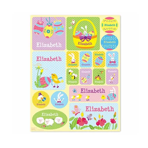 Egg-Cellent Easter Personalized Stickers