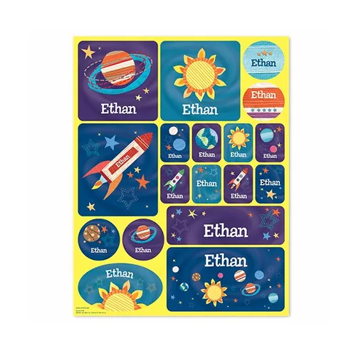 Blast Off! Personalized Stickers