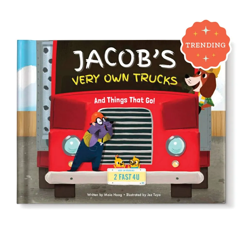 My Very Own Trucks Personalized Book