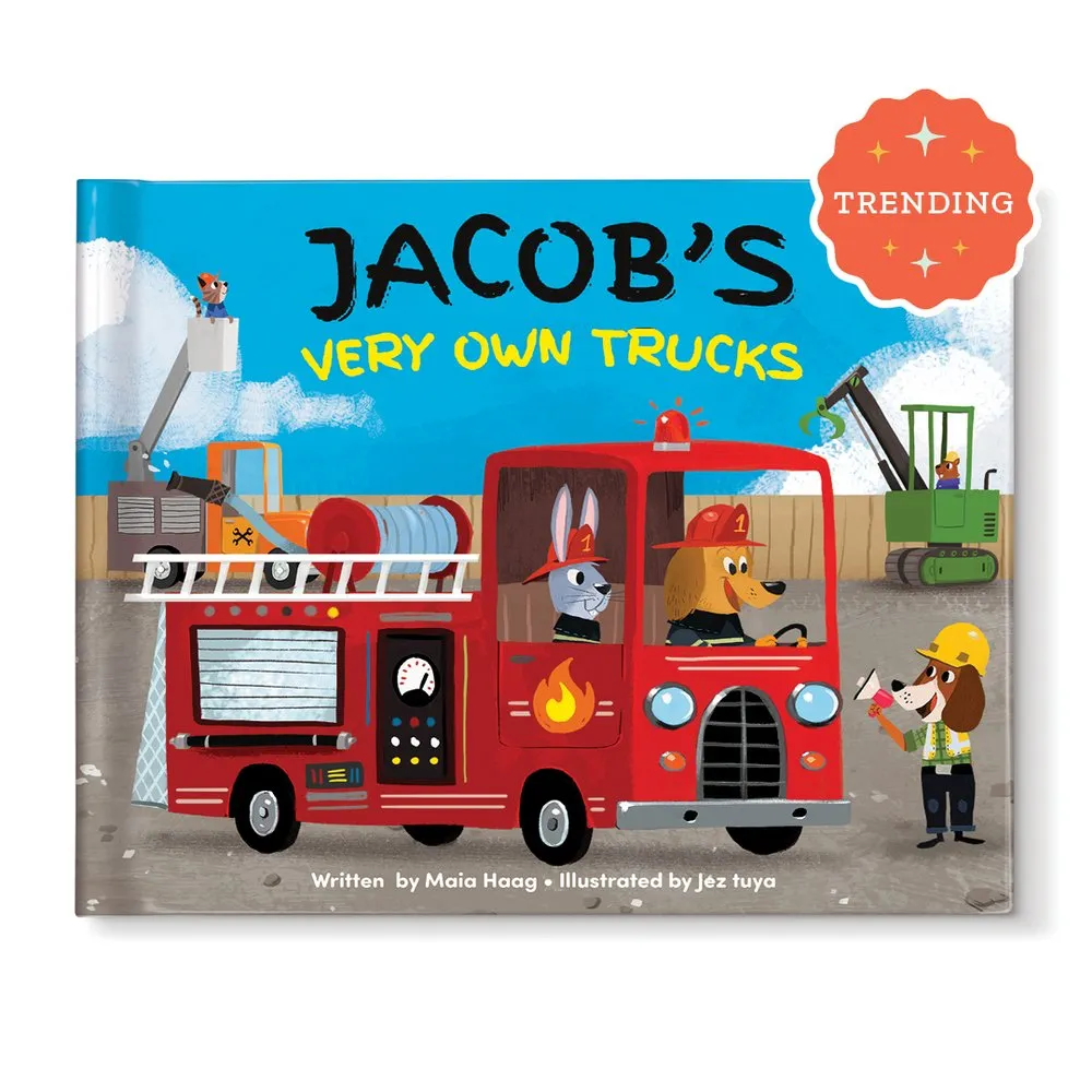 My Very Own Trucks Personalized Book