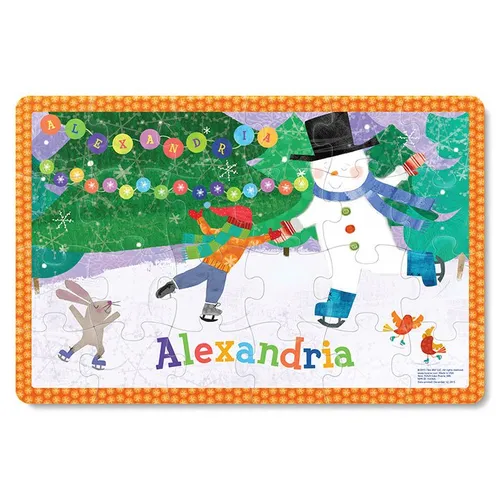 My Magical Snowman Personalized Puzzle - 24 Pieces