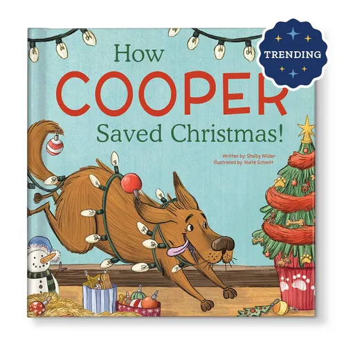 How My Dog Saved Christmas Personalized Book