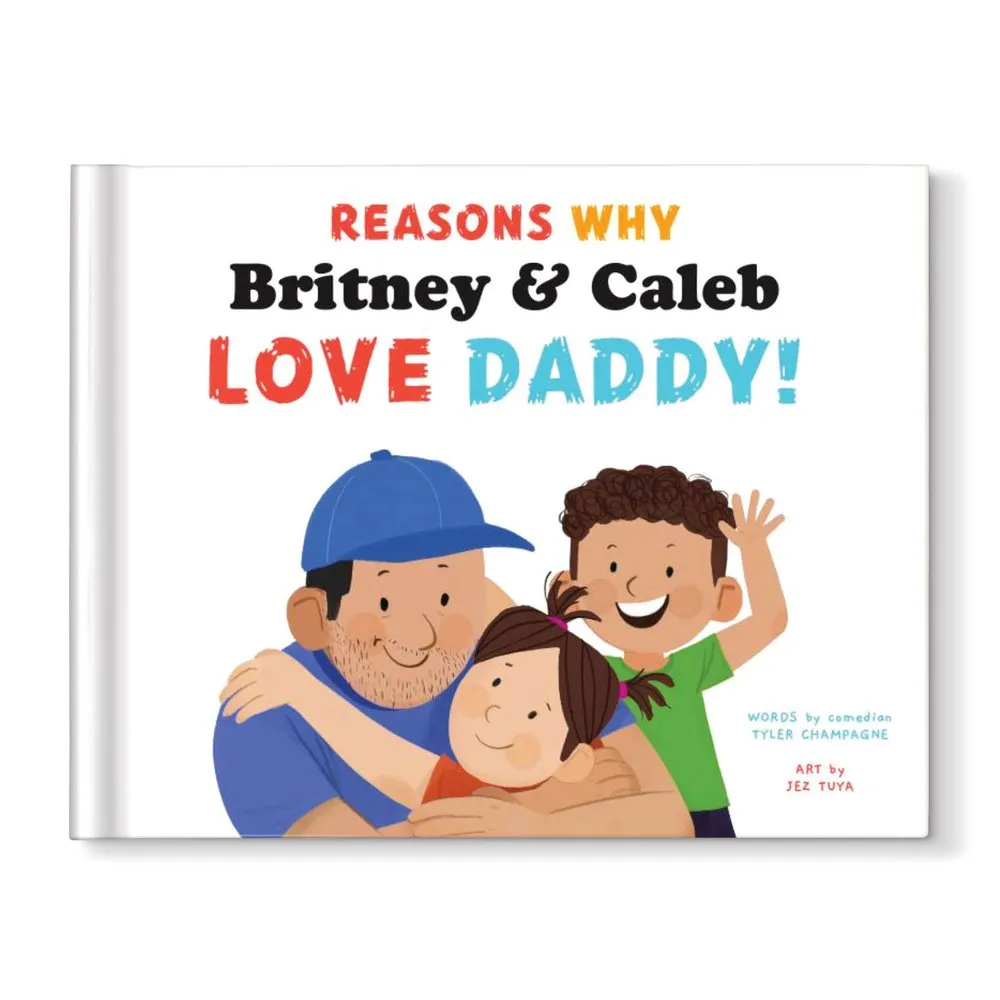 Reasons Why We Love Daddy Personalized Book - 2 Children