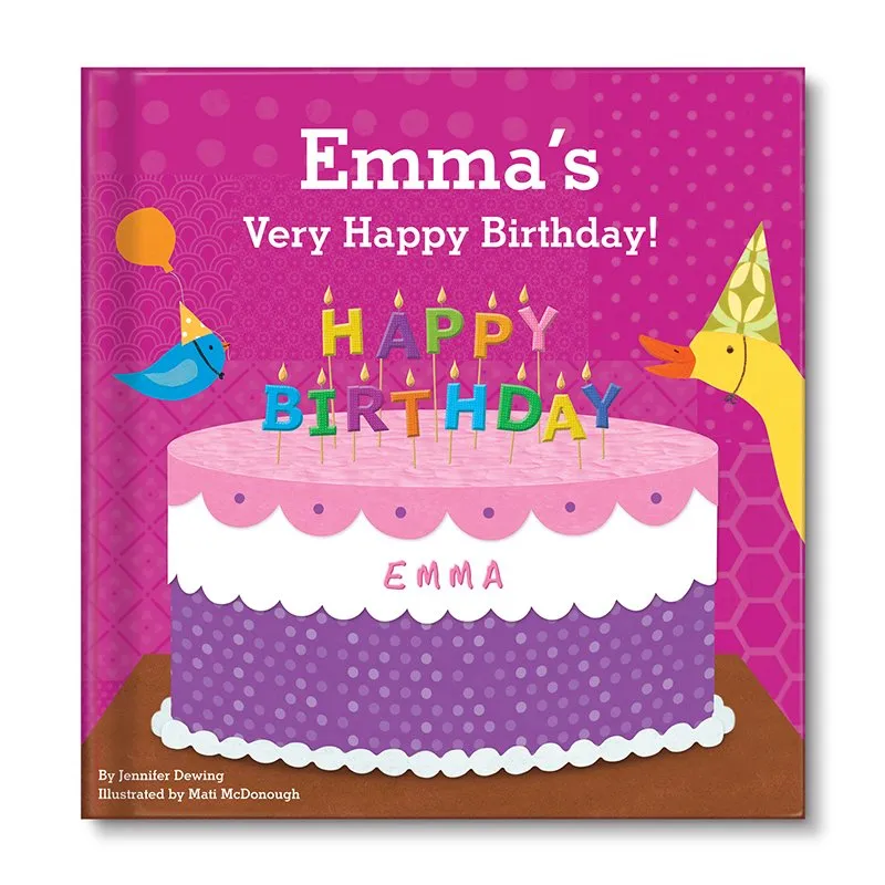 Baby's First Birthday Personalized Board Book - Pink