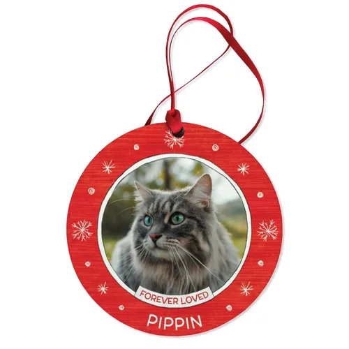 Cat Memorial Personalised Ornament