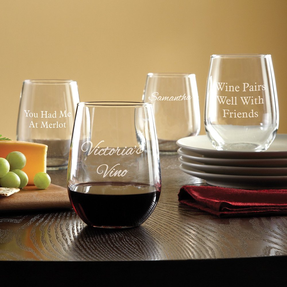 Create Your Own Stemless Wine Glass