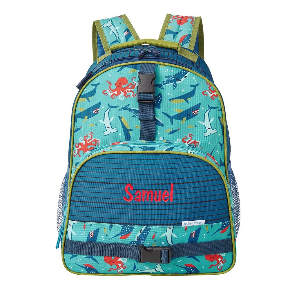 Stephen Joseph®  Allover Print Backpack - Shark