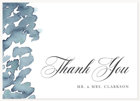 Thank You Cards , Watercolor Marks Design