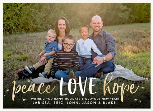 All the Love Photo Holiday Cards