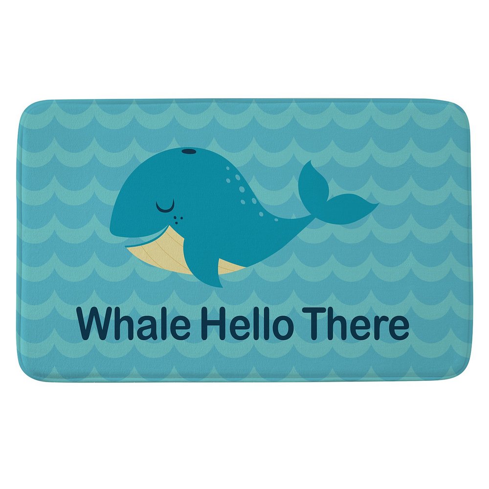 Bathtime Fun Bath Mat 21x34 - Whale