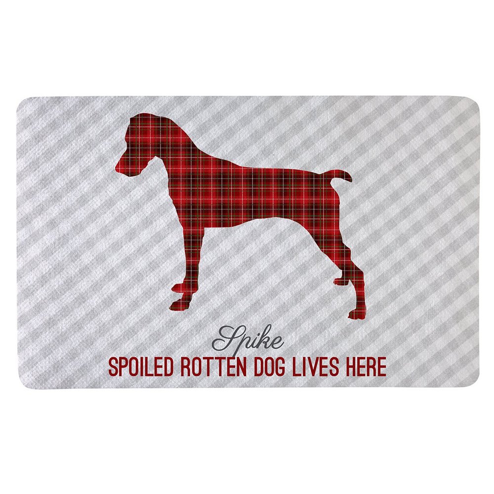 Perfectly Plaid Pet Doormat - 17x27
