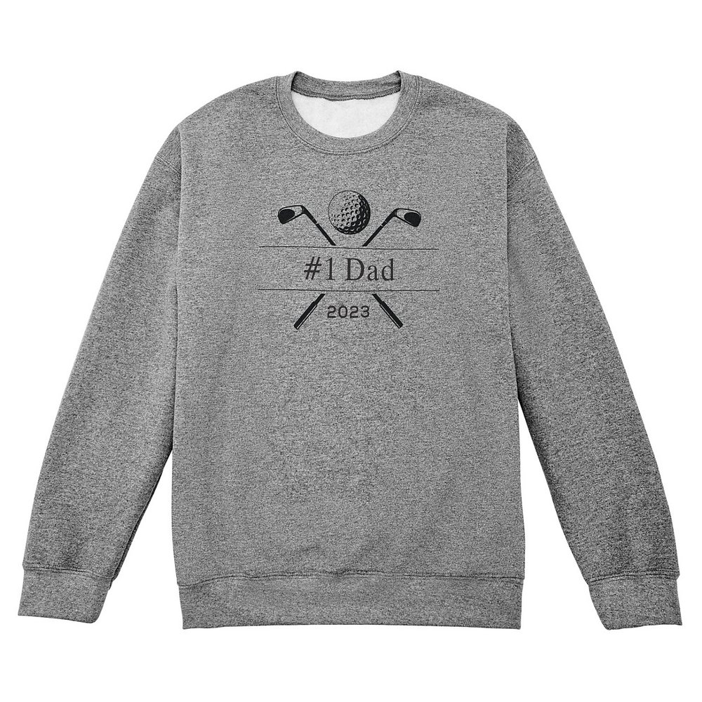 Golf Lovers Sweatshirt - Crew - Gray - M
