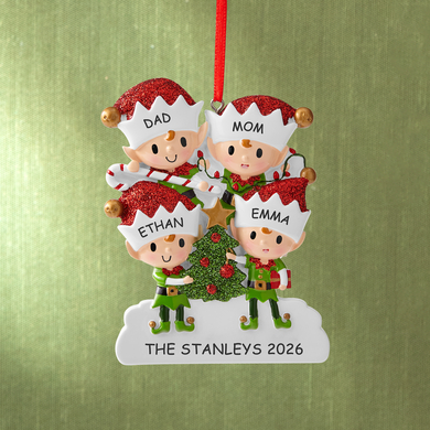 Magical Elf Family Ornament