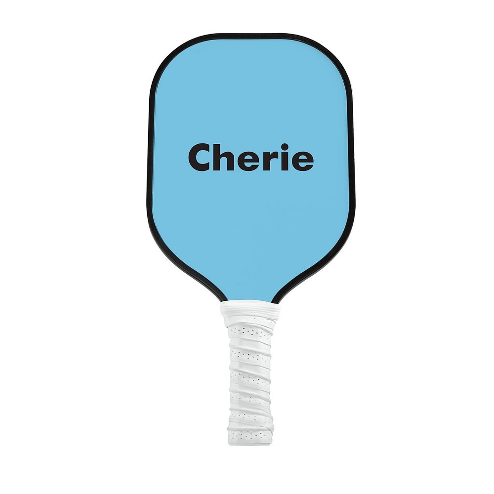 Classic Name Pickleball Paddle-White-Blue-Block