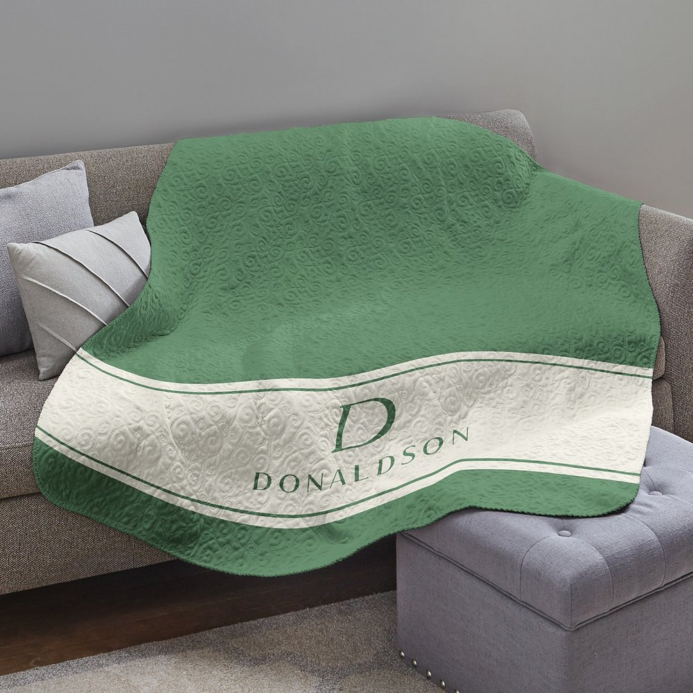 Custom Quilted Throw