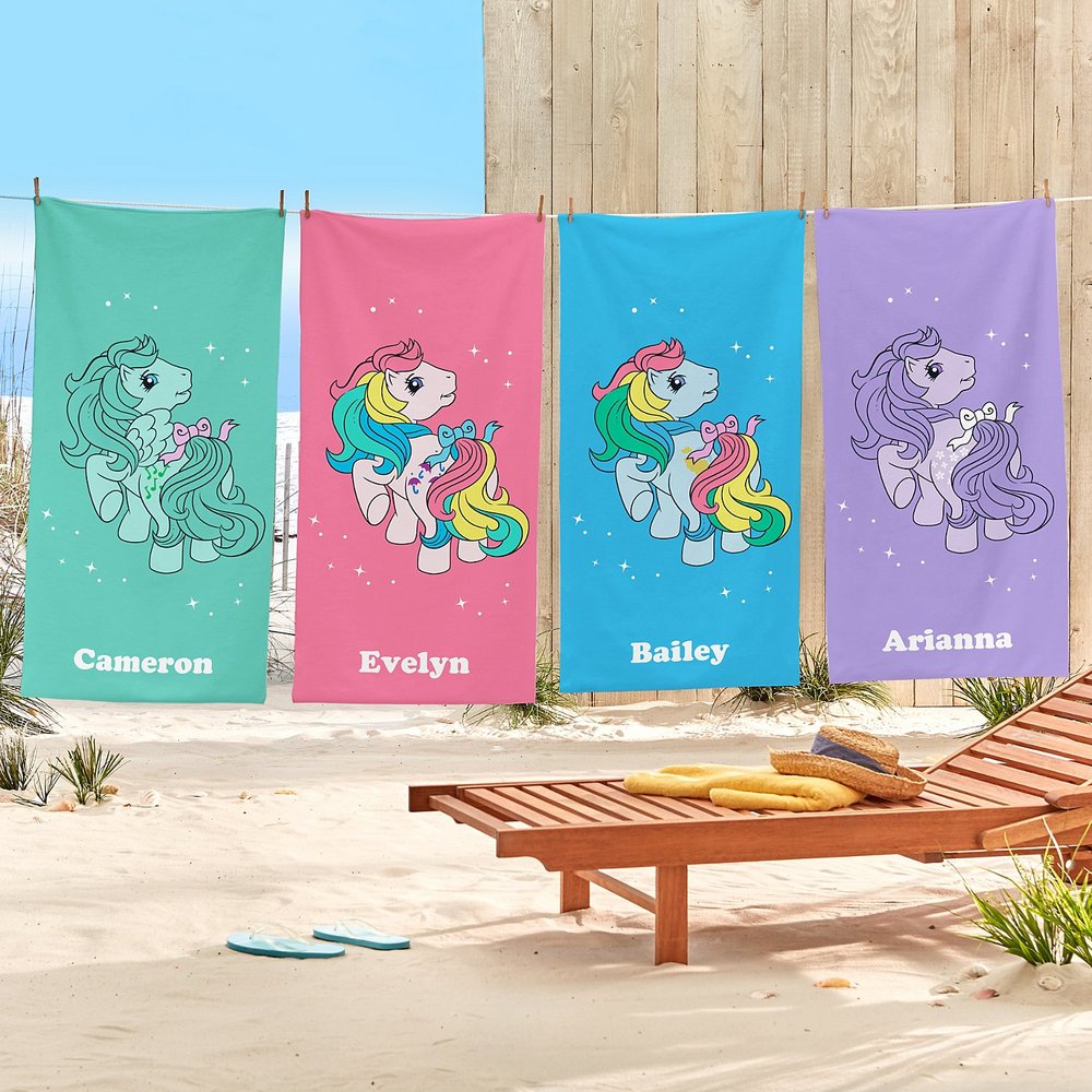My Little Pony Retro Character Beach Towel