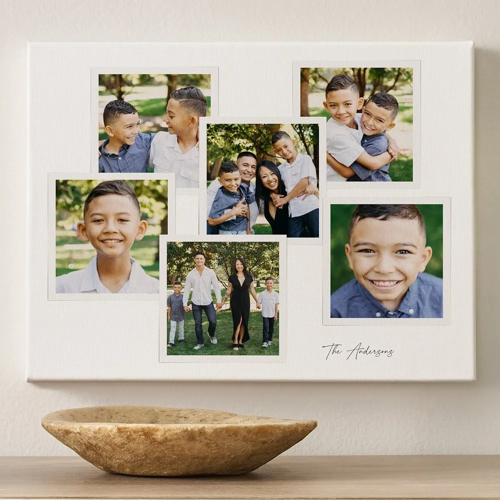 Love in Frames Photo Collage Canvas