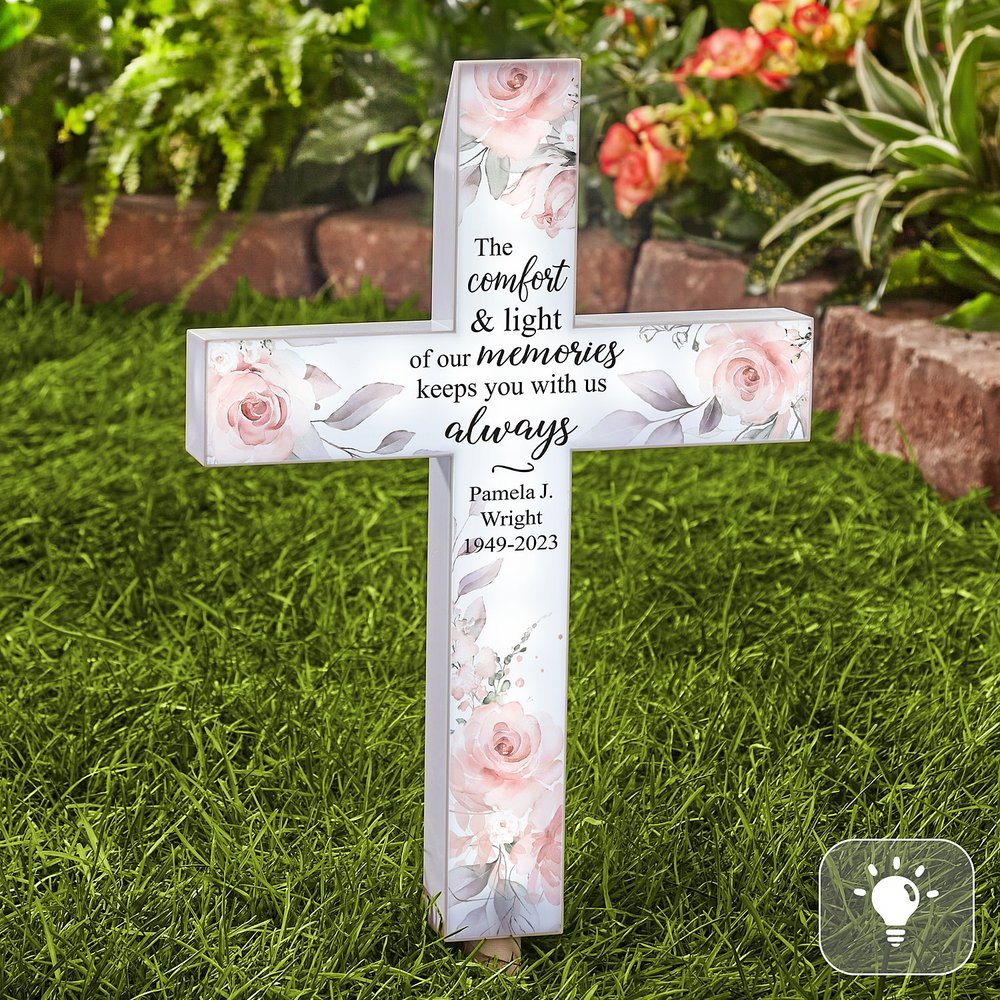 Comfort & Light Memorial Solar Cross