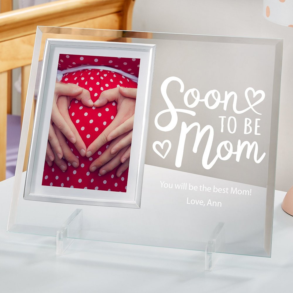 Soon To Be Mom Glass Frame
