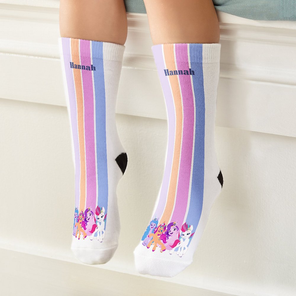 My Little Pony Group Stripe Socks