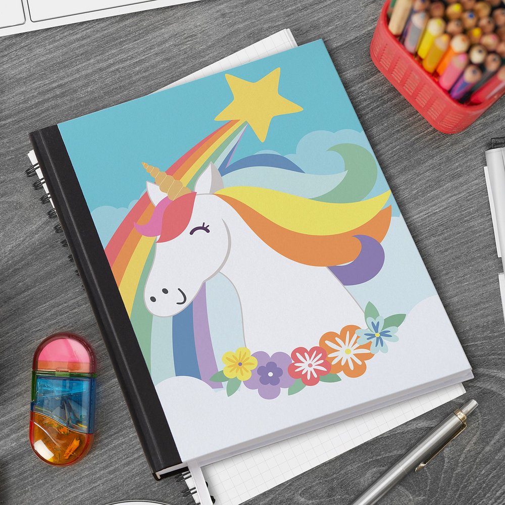 Fun Graphic Unicorn Notebook
