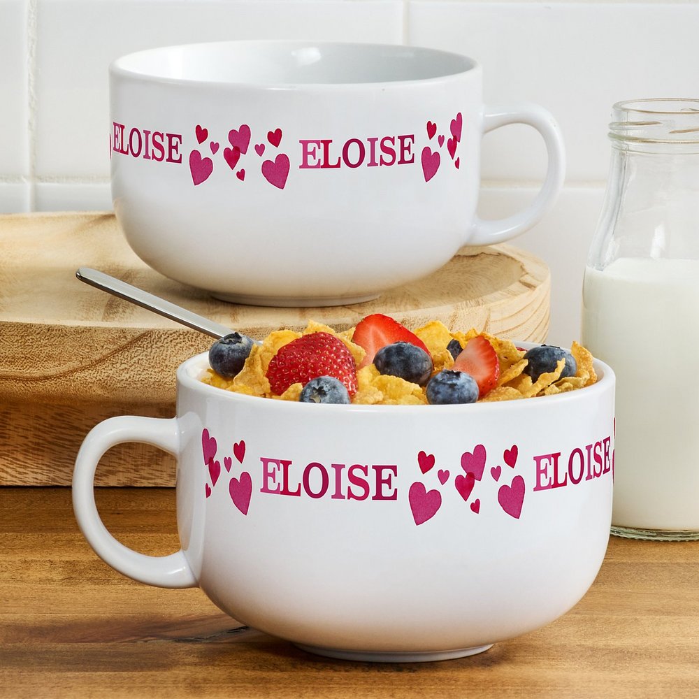 Cutesy Hearts Bowl