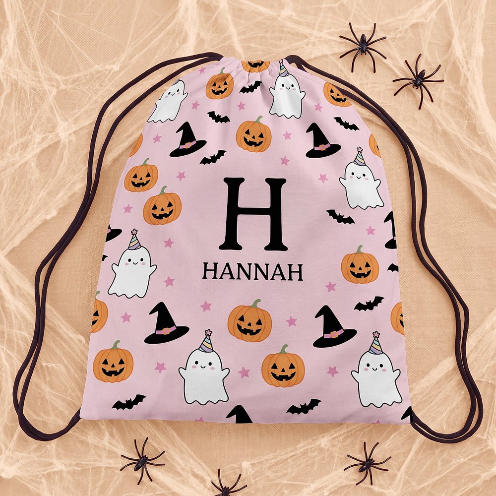 Happy Hauntings Drawstring Treat Bag