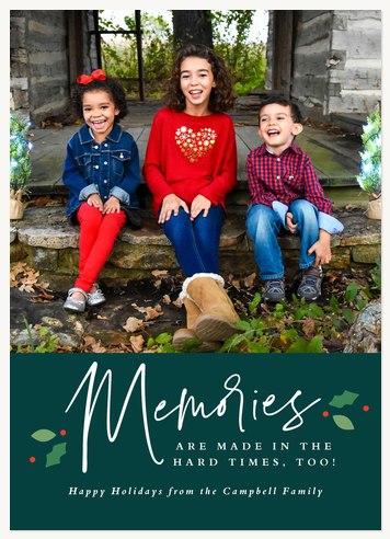 Sweet Memories Personalized Holiday Cards
